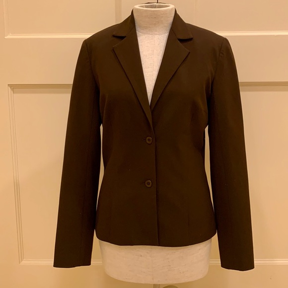 Trina Turk Jackets & Blazers - TRINA TURK WOMENS SIZE 6 BROWN TWO BUTTON BLAZER